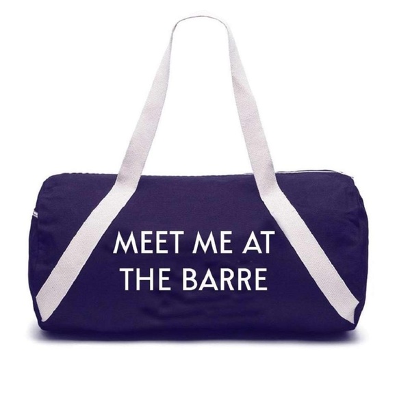 Private Party Meet Me At the Barre Gym Duffle Bag - Picture 1 of 1